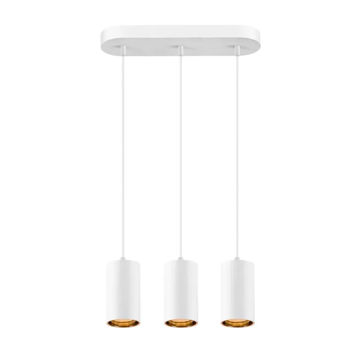 ASTO TUBE susp tple GU10 blanc