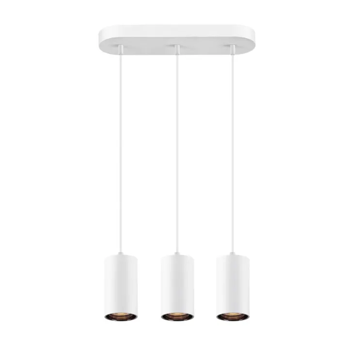 ASTO TUBE susp tple GU10 blanc