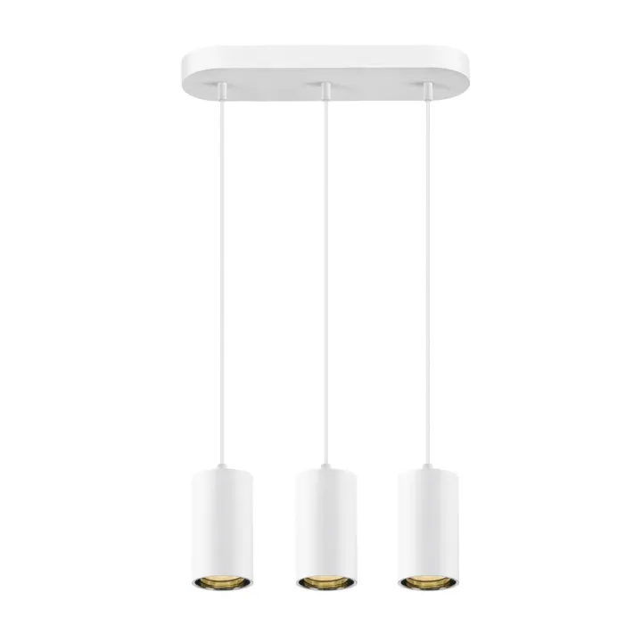 ASTO TUBE susp tple GU10 blanc