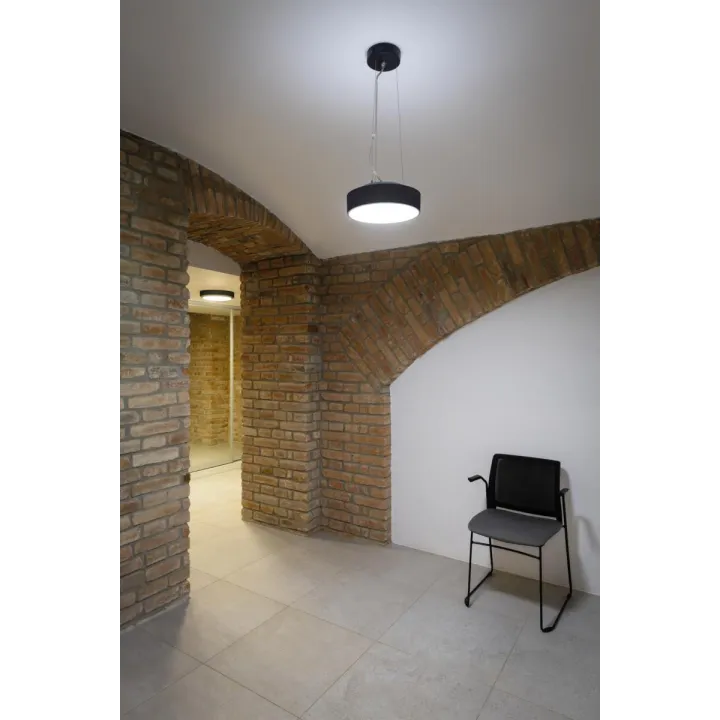 Medo® Pro 40, Applique Et Plafonnier, Intérieur, Rond, Noir, Led, 19W, Ugr -19