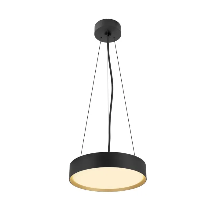 Decona 30, Plafonnier, Intérieur, Rond, 2700/3000K, 18W, Phase, Noir/
