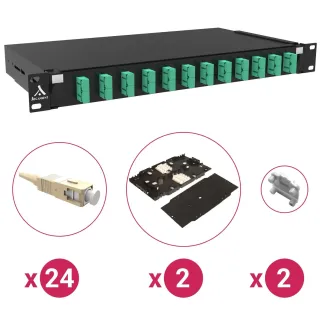 TIROIR 19" 88602 PACK ACCESS 12 SC multimode DPLX OM3-4