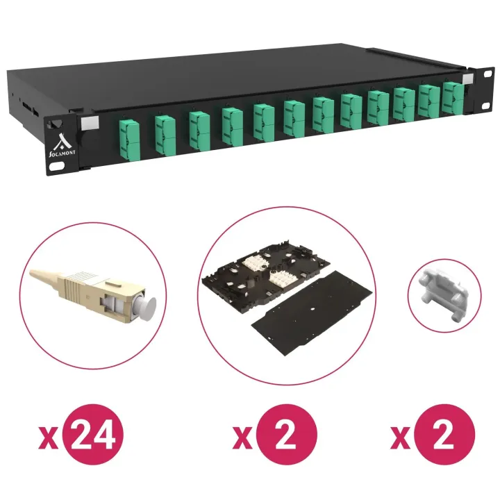 TIROIR 19" 88602 PACK ACCESS 12 SC multimode DPLX OM3-4