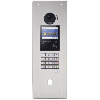 Platine Vidéo Enc. Inox, Défilement, Nfc, B. Mag., Perçage Vigik