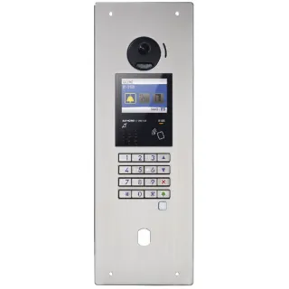 Platine Vidéo Encastrée, Inox, Défilement, Nfc, Boucle Magnétique, Percée Vigik+