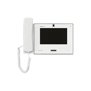 Poste Vidéo Ip Blanc, Mains Libres & Combiné Avec B. Magnétique, Sip, Écran 7''