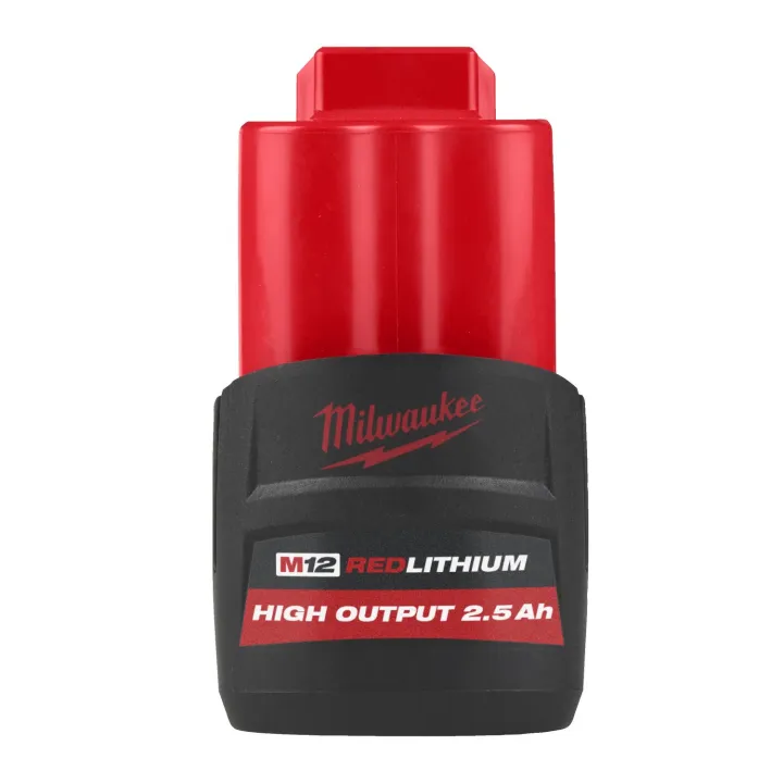 M12 B2,5 - 12V 2,5Ah Red Lithium High Output - Système M12