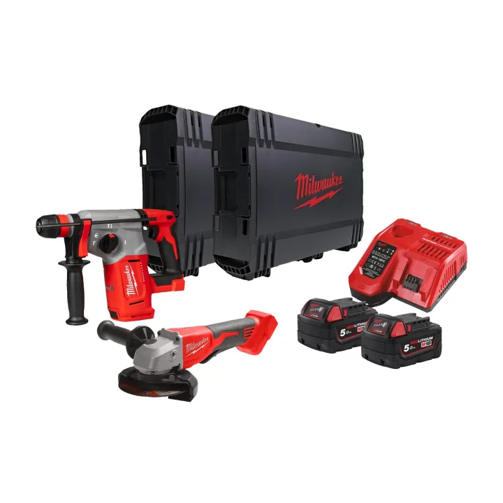 M18 Blpp2G-502X - Pack 2 Produits 18V Composé De : M18 Blhx -0 +