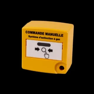 Boîtier De Commande Manuelle Jaune Pour Extinction+Capot De Prot