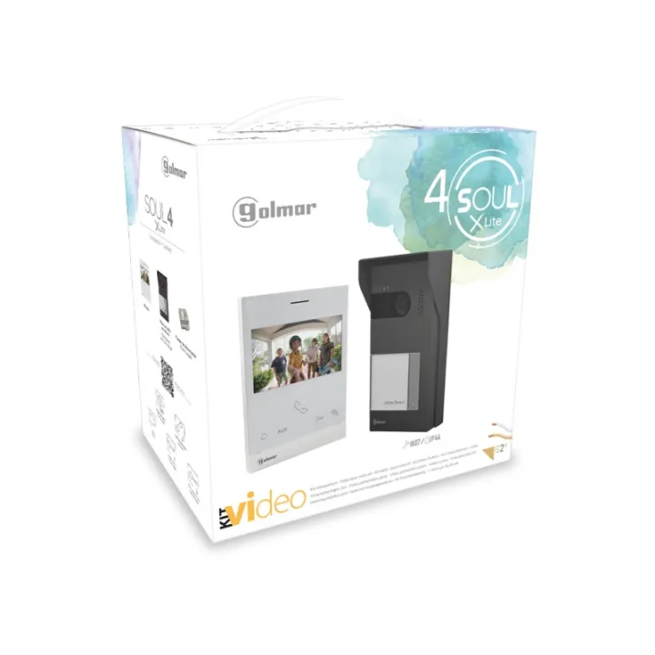 Kit vidéo 4.3'' SOUL ACCESS 1 appel avec contrôle d'accès par clavier à codes