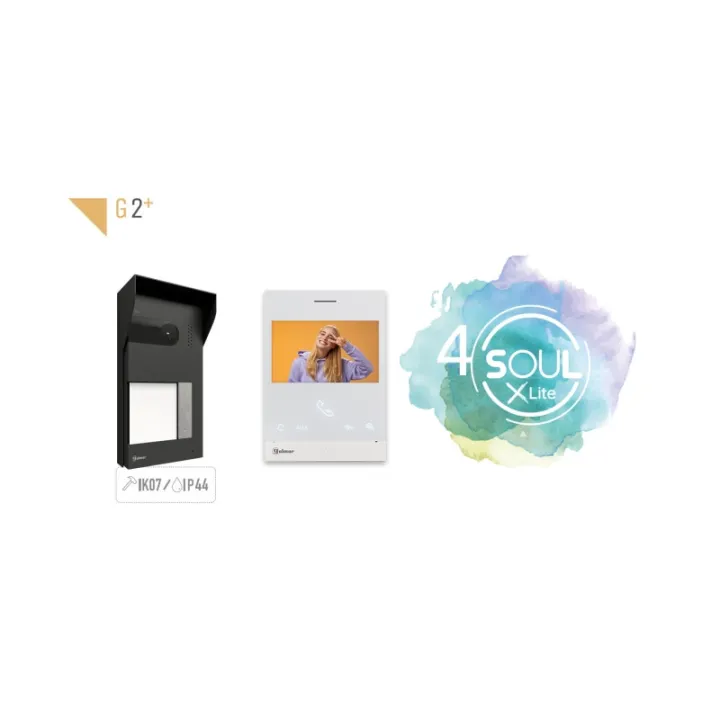 Kit vidéo 4.3'' SOUL ACCESS 1 appel avec contrôle d'accès par clavier à codes