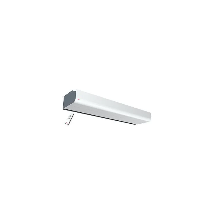 Rideau air compact électr 12kW long 1,5m, débit air 2750m3/h