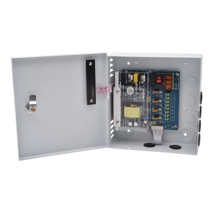 Alimentation Murale 12Vdc 5A 4Voies Boîte 1 Pc