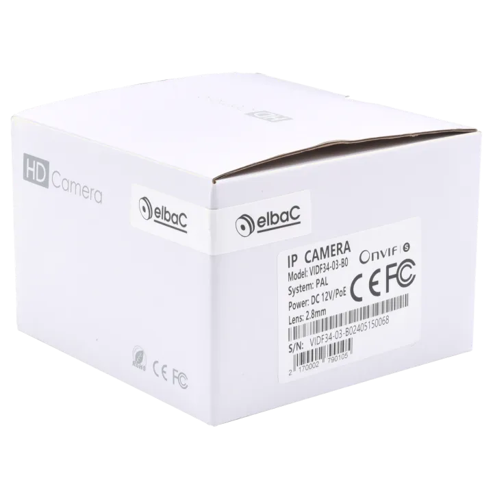 Caméra Mini-Caméra Dôme Ip 4Mpx 2.8Mm Boîte 1 Pc