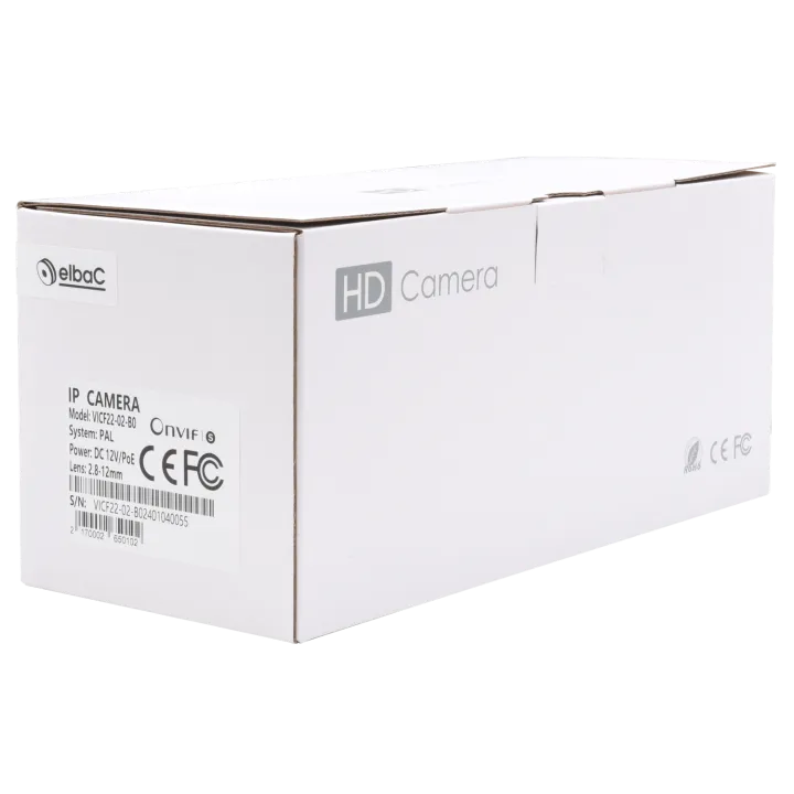 Caméra Cylindre Ip 2Mpx 2.8Mm Boîte 1 Pc