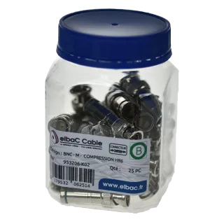 Bnc - M Compression Hr6R / Idefi.110 Boîte 25 Pc