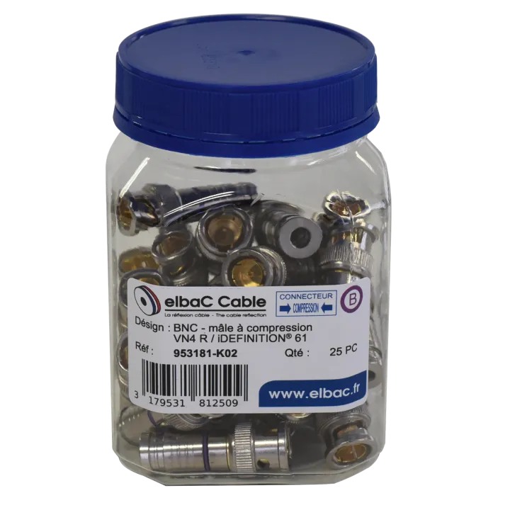 Bnc À Compression Pour Câble Vn4R/Idef61 953181
