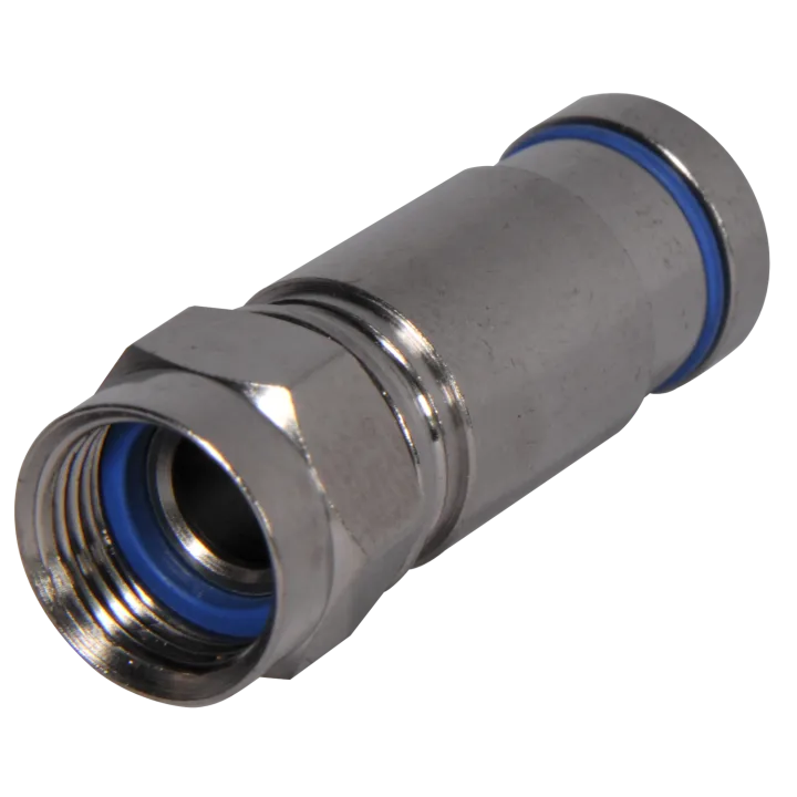 Fiche F À Compression Pour Câble 68 Mm Boîte De 50Pc