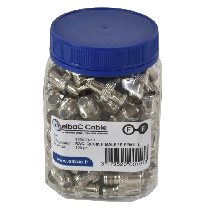 Raccord Quick F Male / F Femelle Boîte 100 Pc