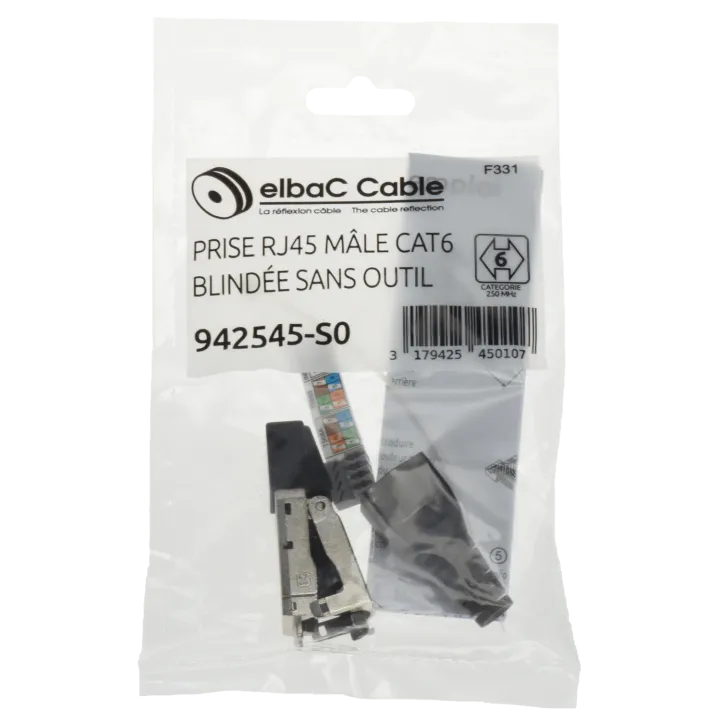 Connecteur Plug Rj45 Cat6 San Outil 942545