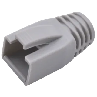 Manchon Gris Rj45 Ftp Cat6A Câble Diam 8 Boîte 50 Pc