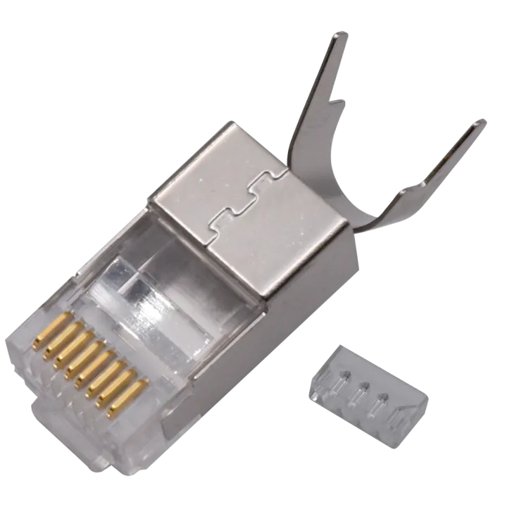 Connecteur Rj45 Ftp Cat6 2X4C 1.45/8 Boîte 50 Pc