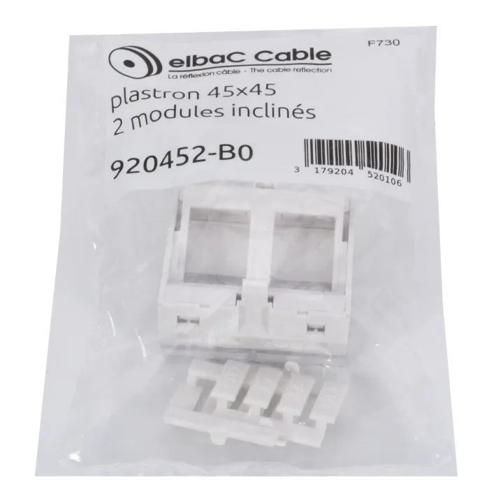Plastron 45X45 2 Modules Incline Boîte 1 Pc
