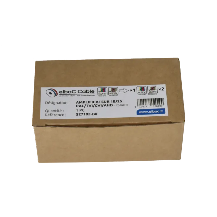 Ampli Pal/Ahd/Cvi/Tvi 1E/2S - Cd102Hd Boîte 1 Pc
