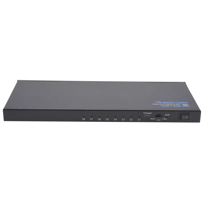 Distributeur Hdmi 2.0 1E/8S Boîte 1 Pc