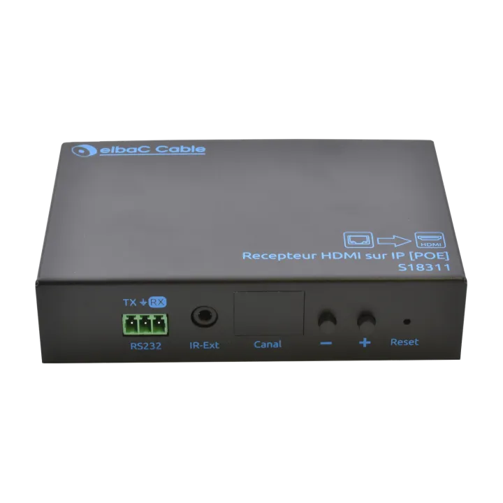 Recepteur Deport Hdmi Sur Ip Poe Boîte 1 Pc