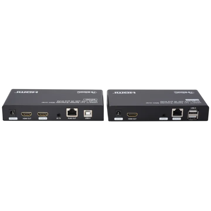 Deport Hdmi/Kvm/Usb2 1Rj45 Emet+Recep Boîte 1 Kit