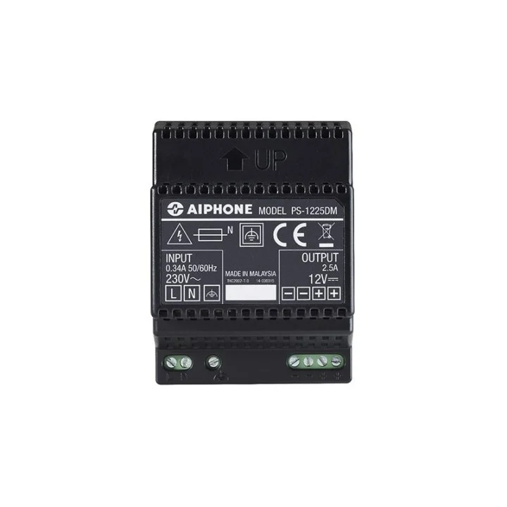Alimentation Modulaire 230 Vac / 12 Vcc - 2,5 A, Fixation Rail Din 4 Modules