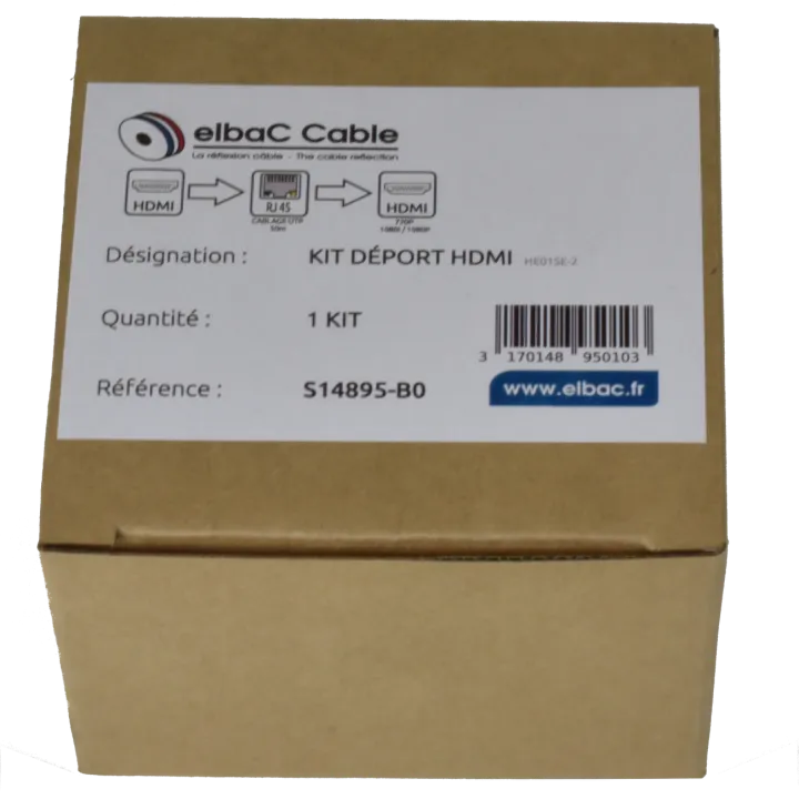 Deport Hdmi Sur Rj45 50M - He01Se-2 Boîte 1 Pc