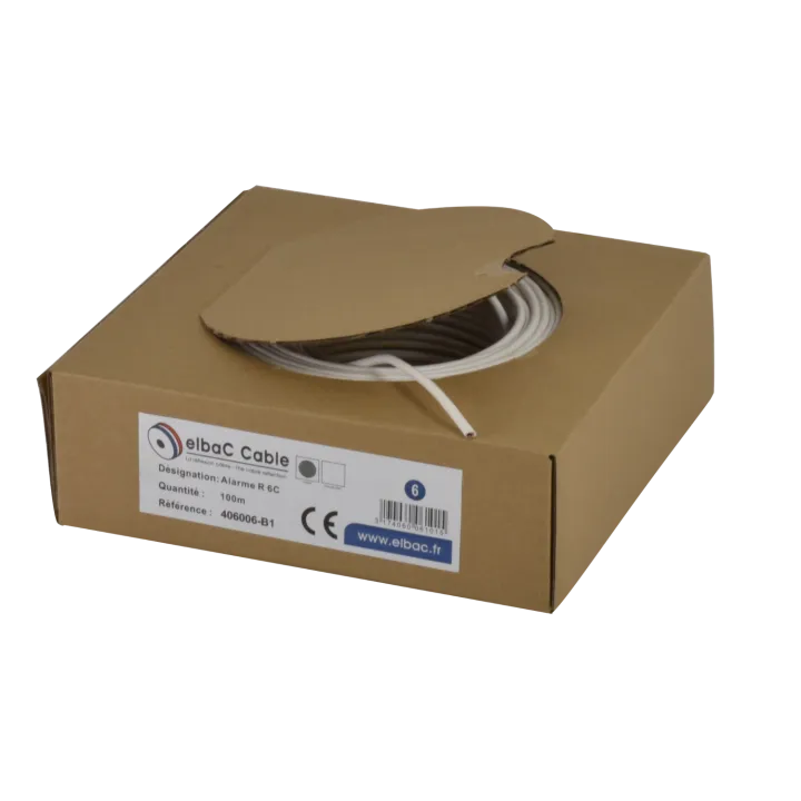 Câble D'S Alarme Rigide 6C X 022 Mm² 100M