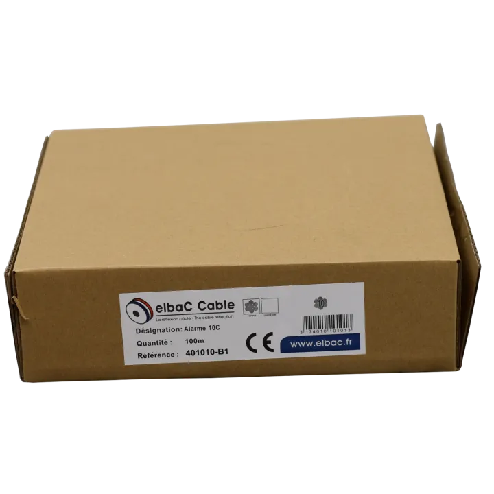 Câble Alarme Souple 10C Cu Scr Boîte 100 M