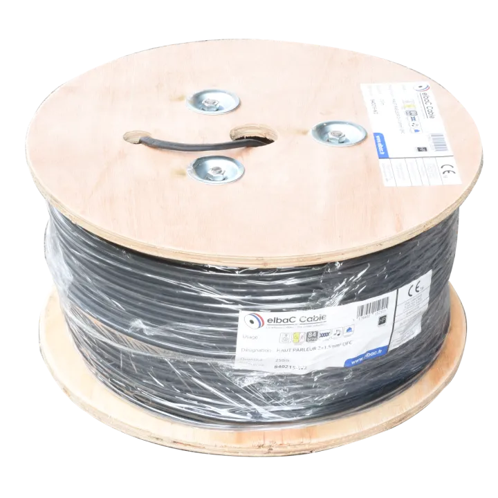 Câble Hp 2×1.5 Bob. Bois 250 M