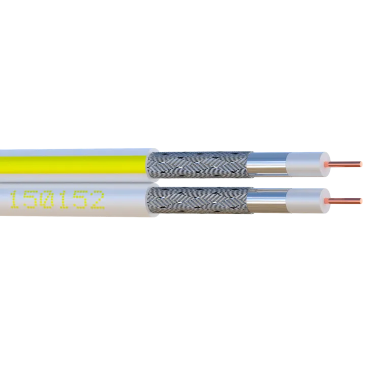 Câble Coaxial Twin 2 X 5Mm Le Rouleau De 100M