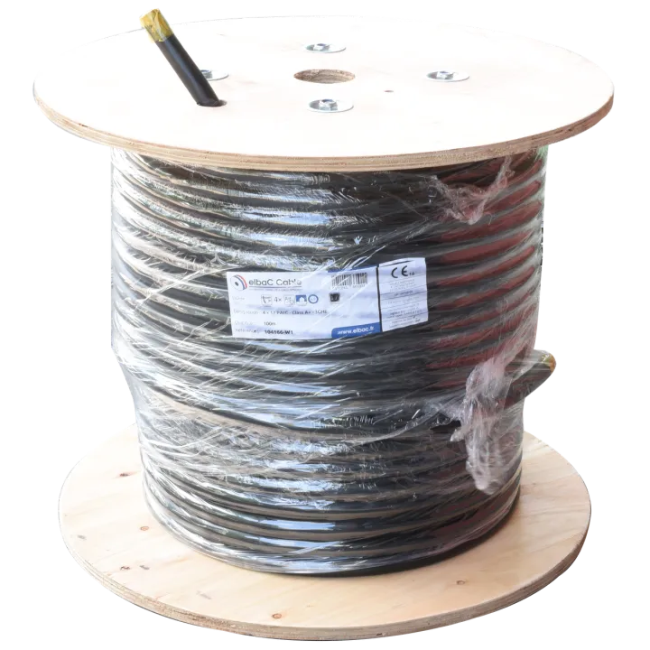 Câble Coaxial 4X17 Pe + Extérieur Pvc Classea Noir 100M