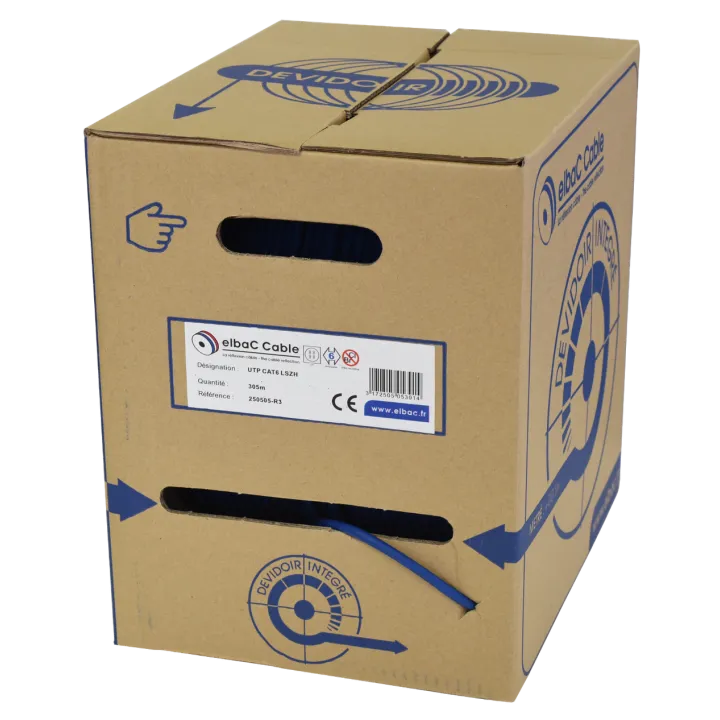 Câble Utp Cat6 Lszh Dévidoir 305 M
