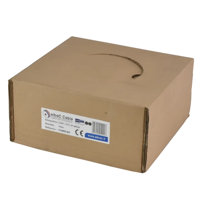 Câble Portier-Alarme 5 Paire Awg20 Box De100M 310905-B1