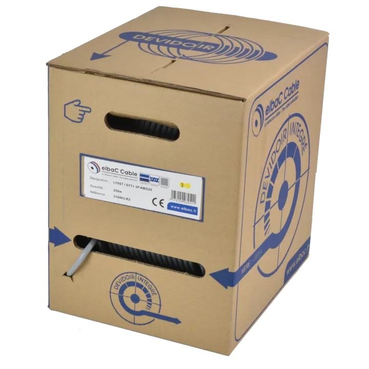 Câble Portier-Alarme 3 Paire Awg20 310903 Box De 250M