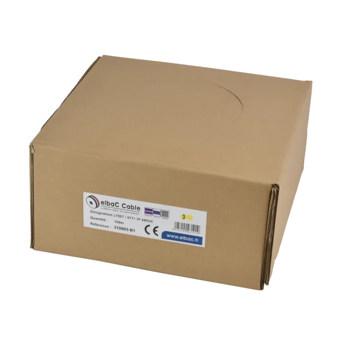 Câble Portier-Alarme 3 Paire Awg20 Boîte De 100M 310903-B1