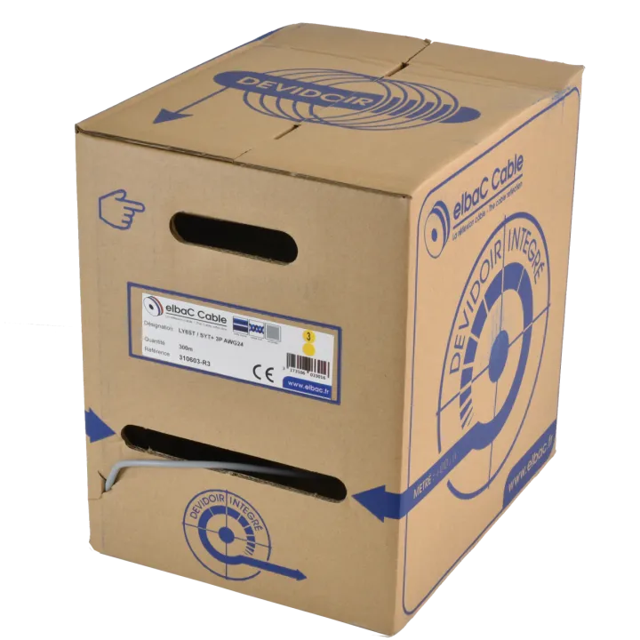 Câble Syt+/Ly6St 03P Awg24 Dévidoir 300 M
