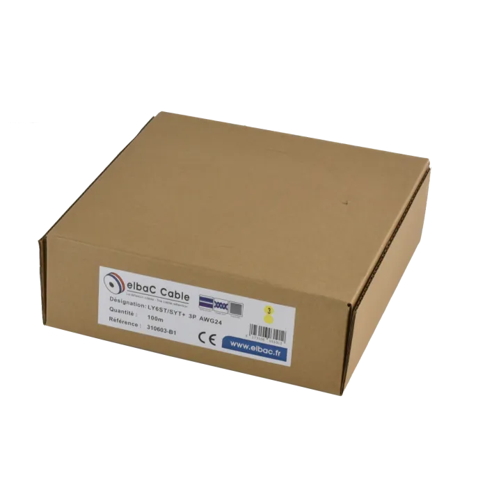 Câble Syt+/Ly6St 03P Awg24 Boîte 100 M