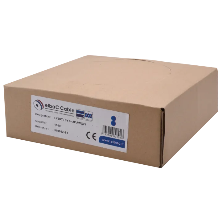 Câble Syt+/Ly6St 02P Awg24 Boîte 100 M