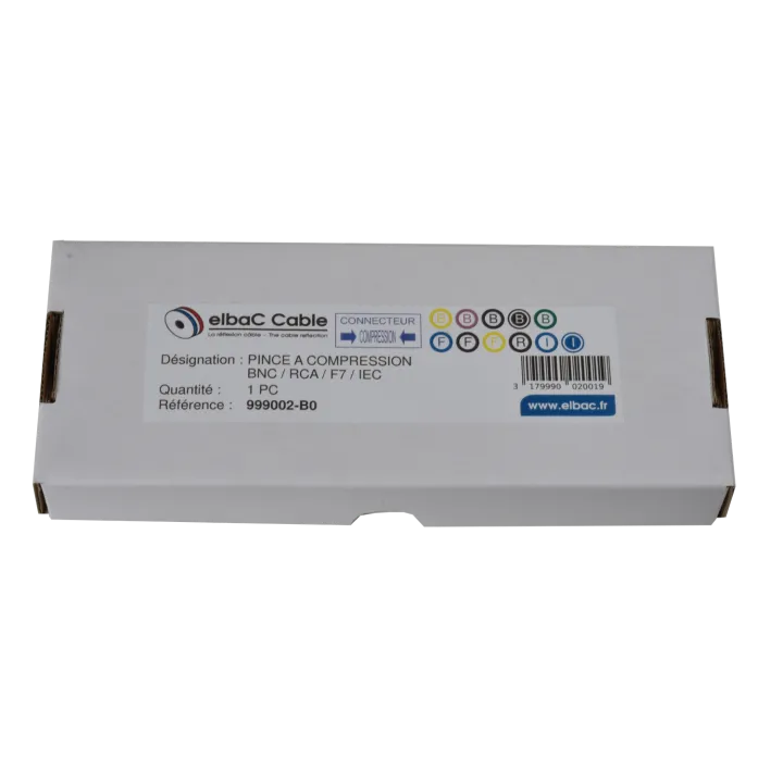 Pince À Compression Pour Connecteur Bnc -F7Mm -Iec-Rca 999002-B0