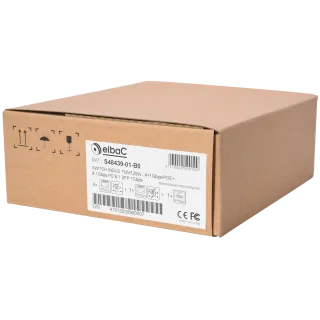 Switch Indus 75/120W- 4×1Gbps/Poe+ & 1Gbps Pd & 1 Sfp Boîte 1 Pc
