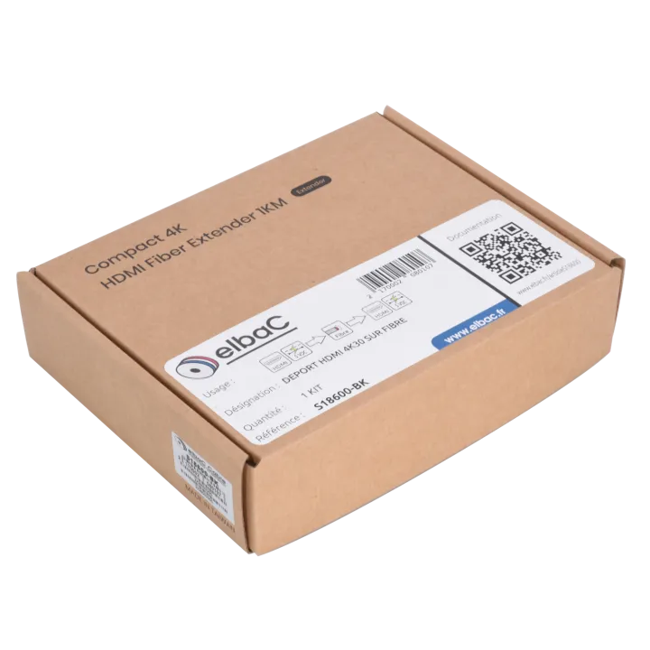 Deport Hdmi 4K30 Sur Fibre Boîte 1 Kit