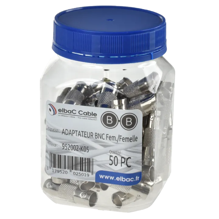 Raccord F Femelle/Femelle 3Ghz Boîte 50 Pc