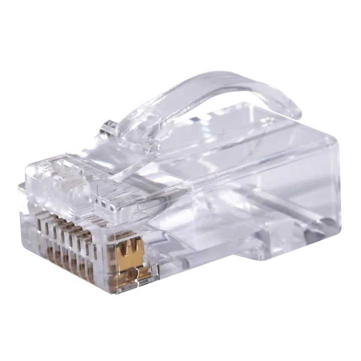 Connecteur Rj45 Utp Cat6 Traversant Navette 8C1.1/6.5 Boîte 50 Pc